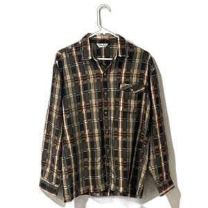 Paradox Vintage Men’s XL Button Down Shirt Plaid Retro